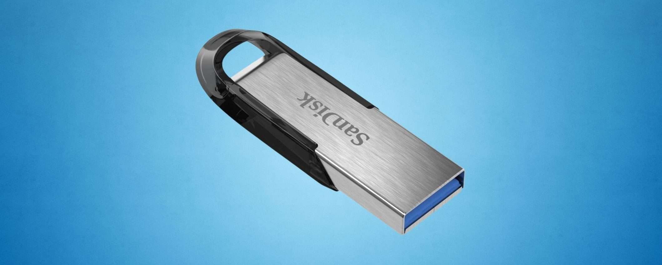 Pen Drive USB 3.0 64 GB ad un prezzo RIDICOLO (-62%)