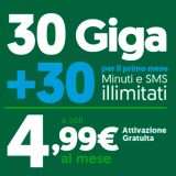 Very: PROMO con 60GB a meno di 5 euro al mese