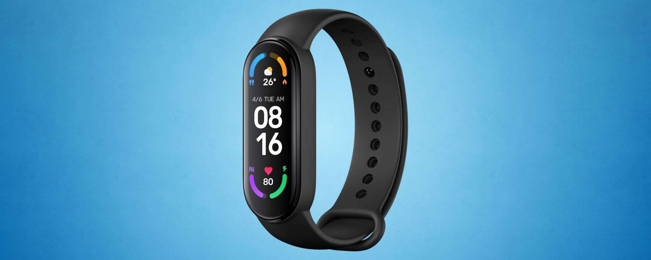 Xiaomi Mi Smart Band 6: ti alleni e paghi contactless, a soli 41€