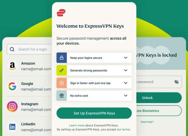 ExpressVPN Keys: il password manager gratuito della VPN