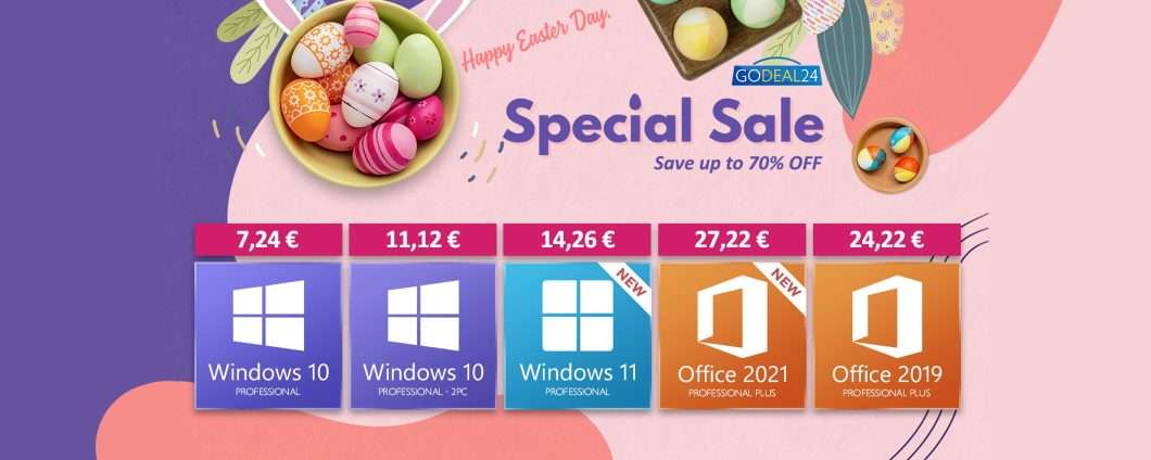 Windows 10 al prezzo più basso di sempre: solo 5€, Office a soli 14€