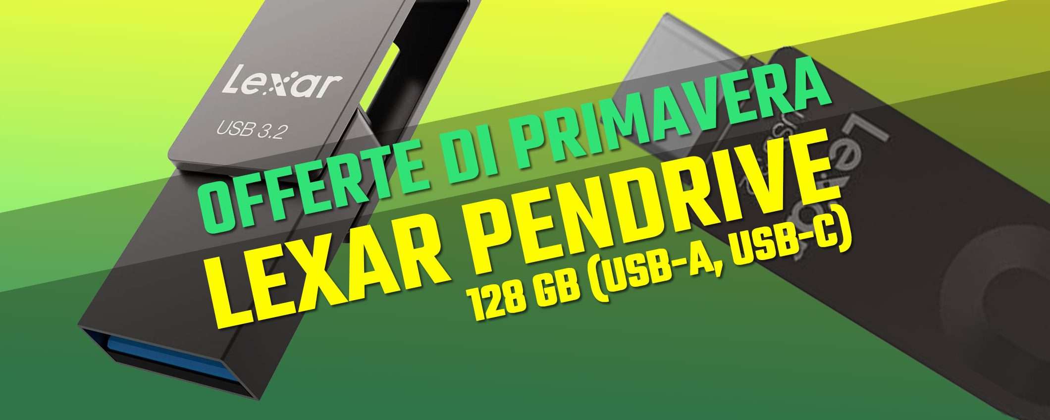 Offerte Primavera: Lexar, pendrive USB-C 128 GB