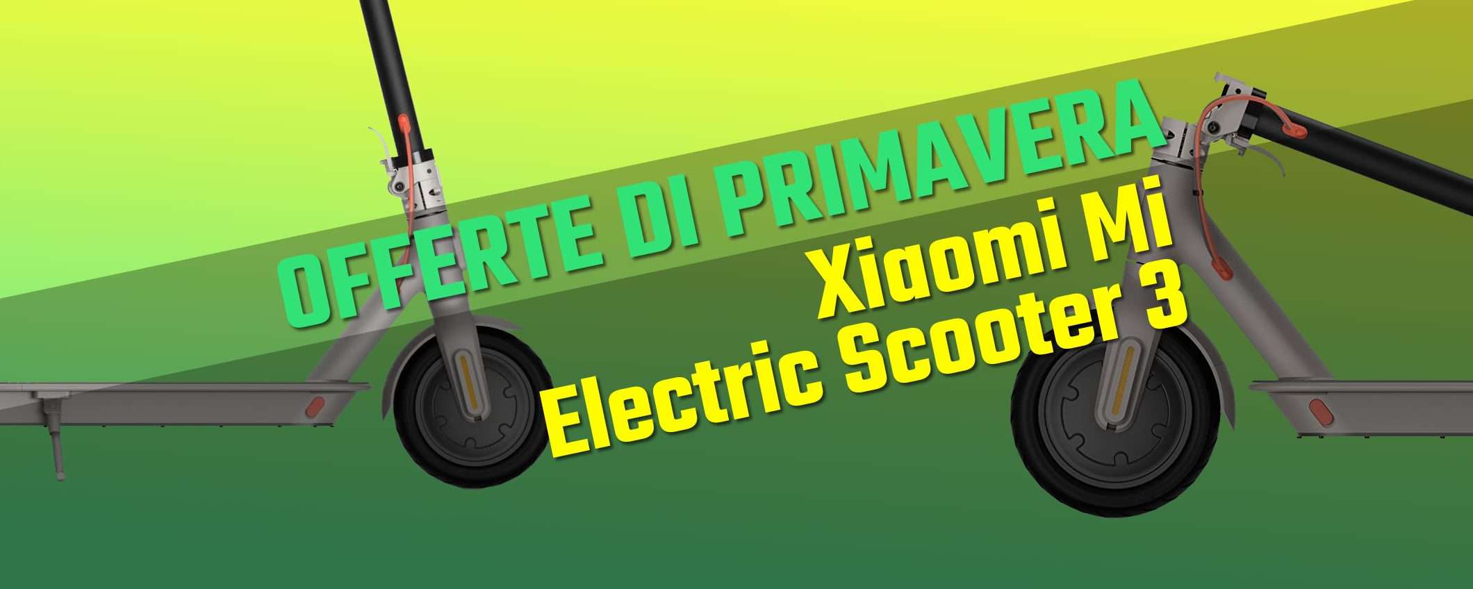 Il monopattino Xiaomi tra le Offerte di Primavera