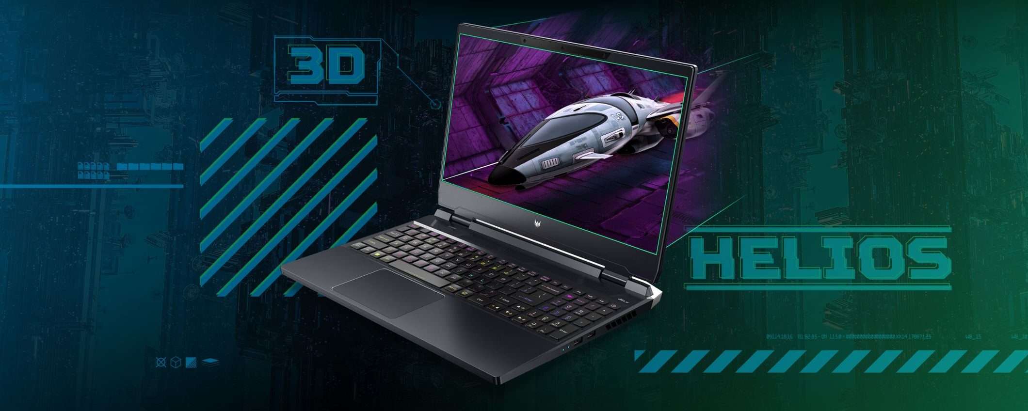 Acer Predator Helios 300: visione 3D senza occhiali