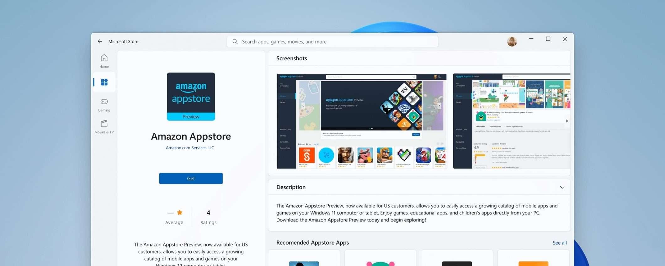 Windows 11: al via i test per l'integrazione con Android 12.1