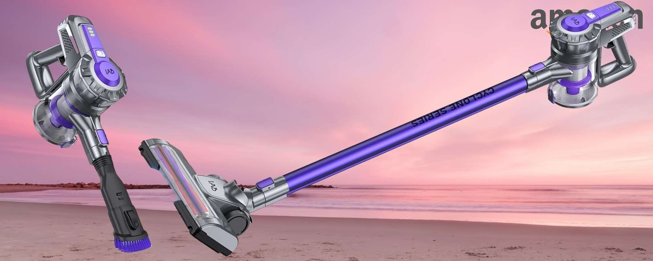 Appena 90€ per l'aspirapolvere senza fili che meriti, 50min di energia