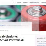 eToro lancia BatteryTech, nuovo Smart portfolio