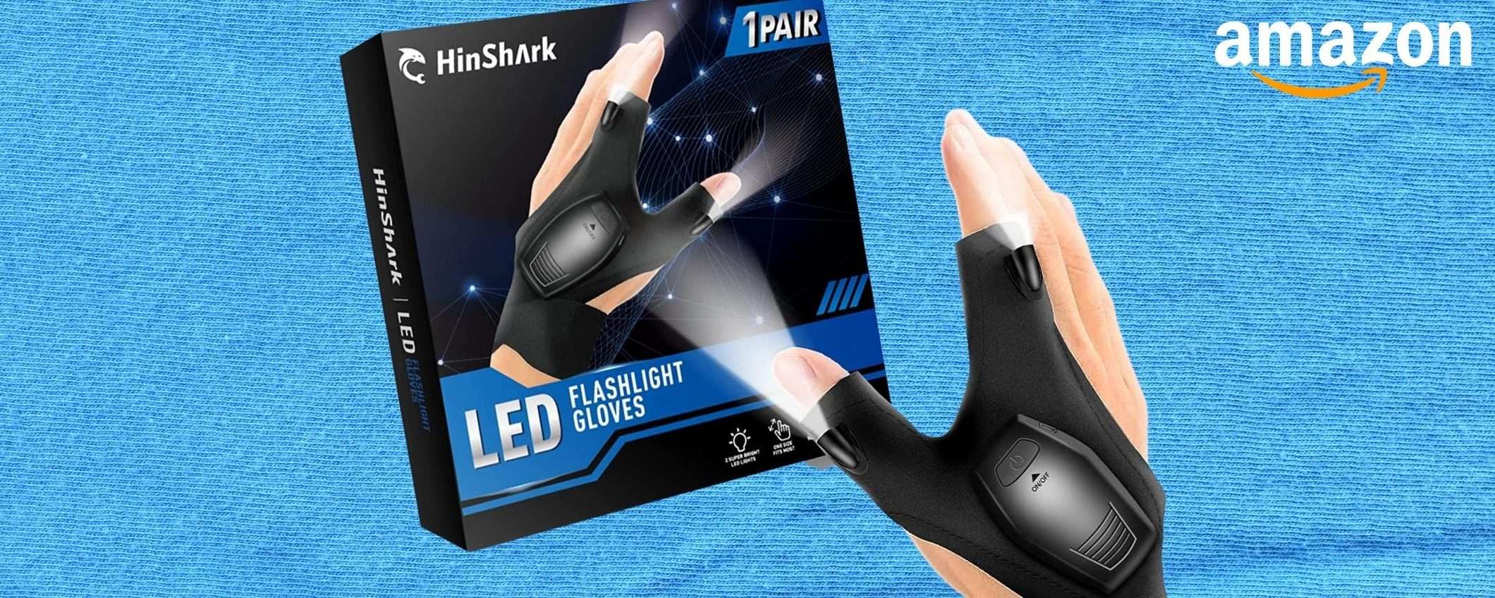 Guanto MAGICO: ti illumina proprio dove ne hai bisogno