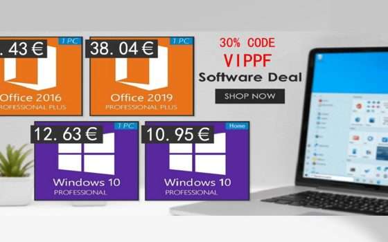 Ultime offerte di Maggio: Windows 10 a 11€, Office 22€, sconti fino al 91%!
