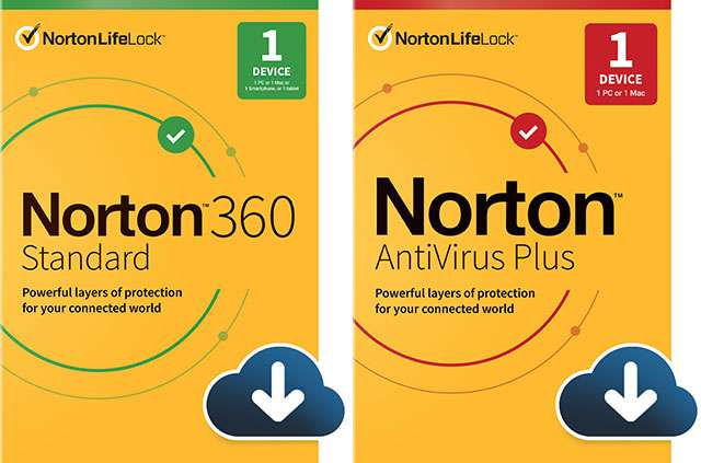 Norton 360 Standard e Norton AntiVirus Plus