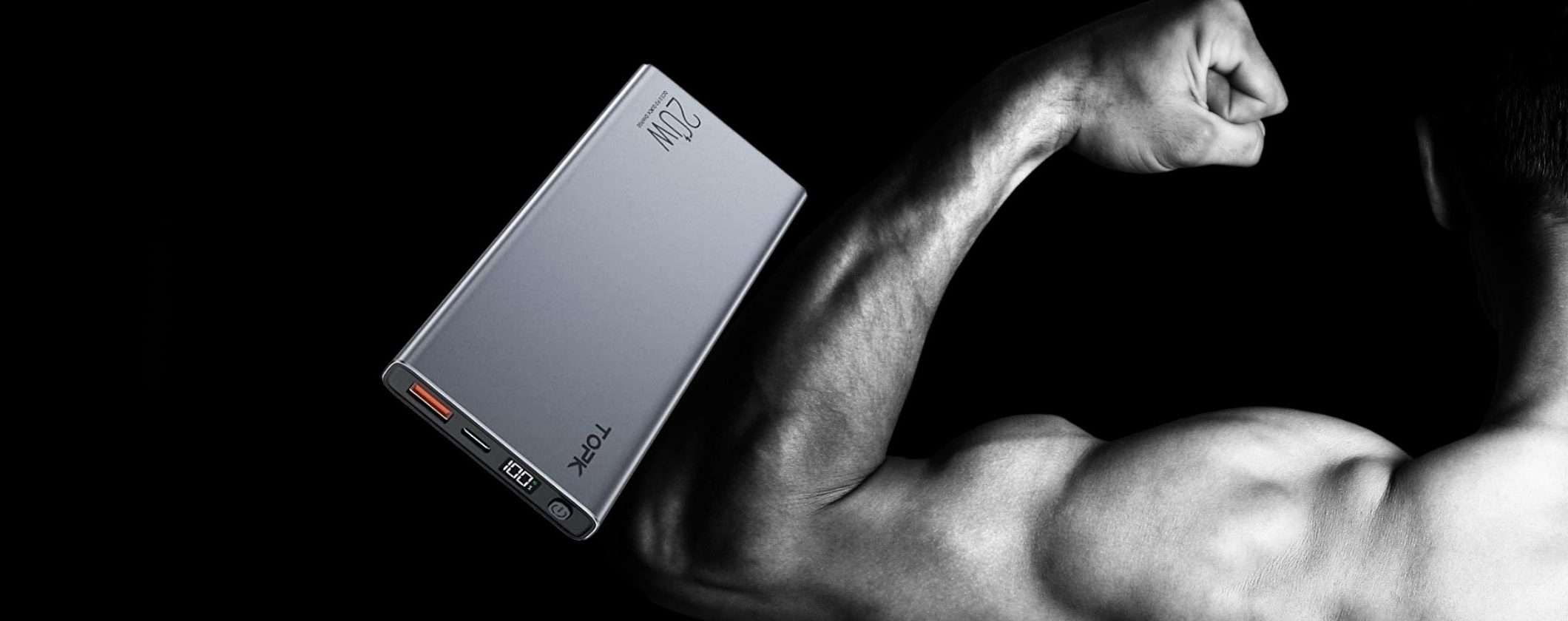 Power Bank 10000 mAh, super combinata Amazon: sconto e coupon