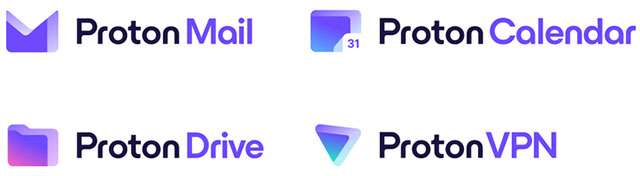 I servizi di Proton: Mail, Calendar, Drive e VPN