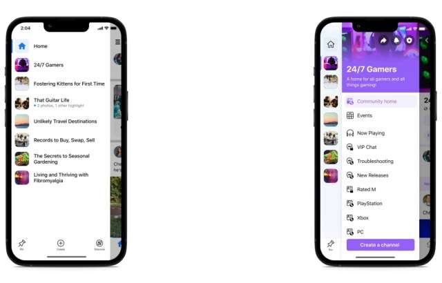 Facebook Gruppi - sidebar