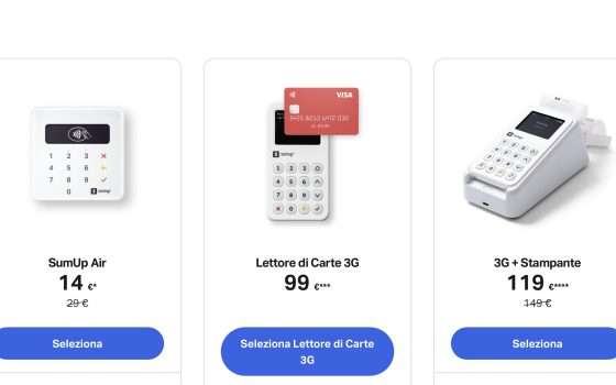 SumUp Air disponibile a soli 14 euro per un periodo di tempo limitato