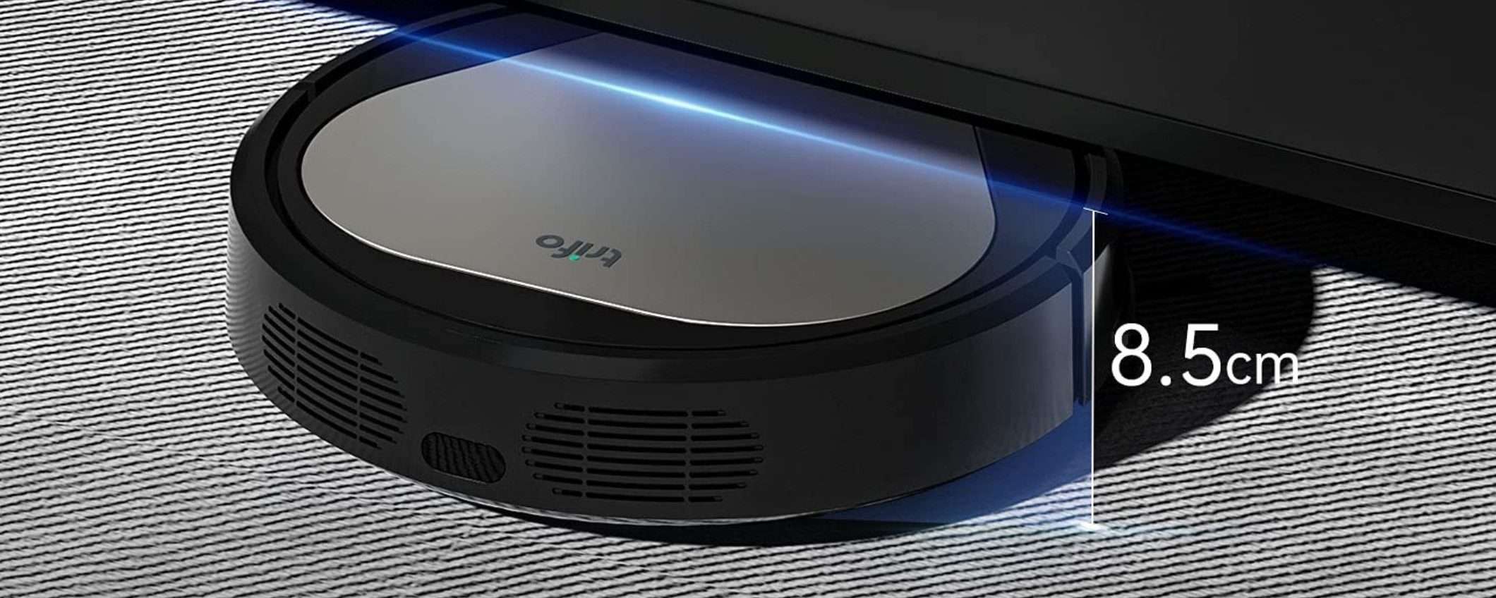 Robot aspirapolvere compatibile con Alexa: DOPPIO SCONTO con coupon