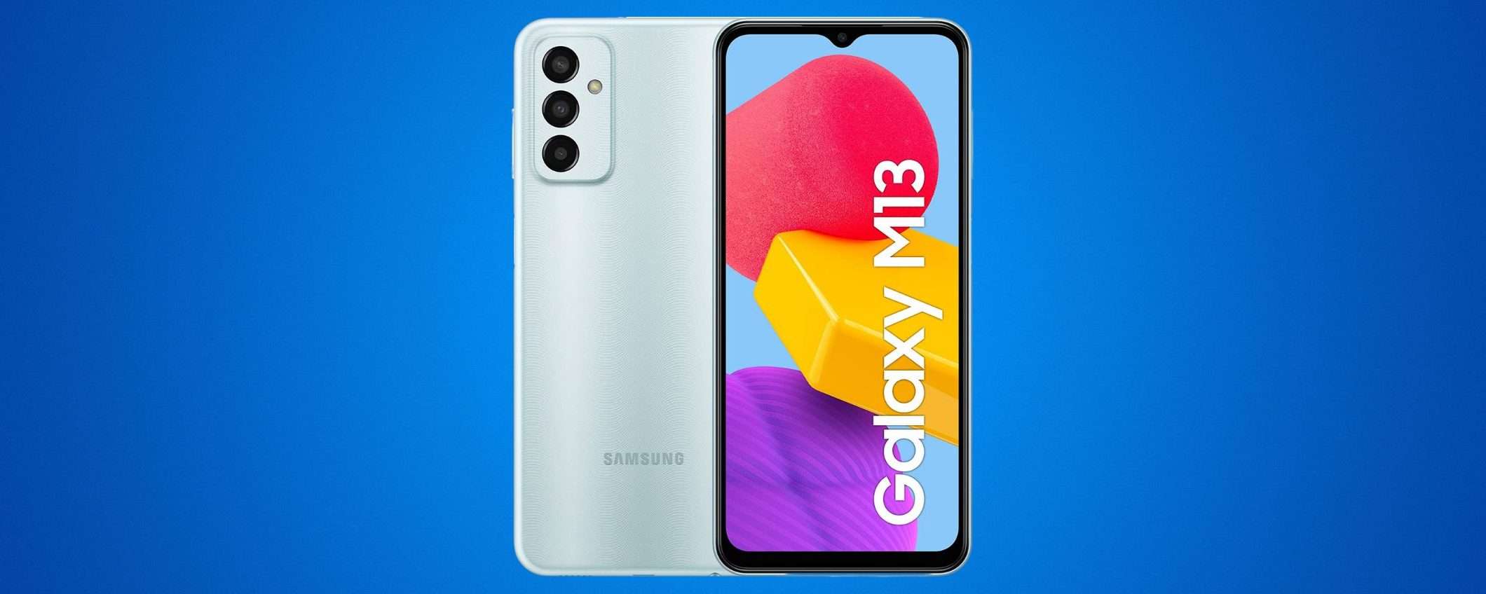 Samsung Galaxy M13, che sorpresa: è già in offerta a 179€ su Amazon