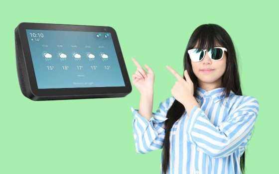 Amazon Echo Show 8: 41% di sconto per lo schermo intelligente con Alexa