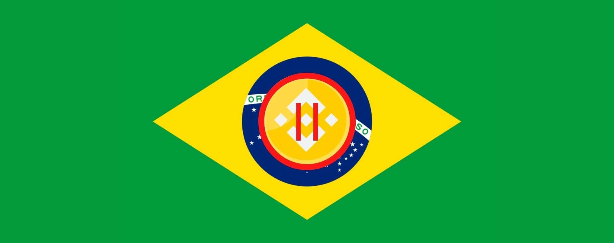 Binance sospende i prelievi in Brasile