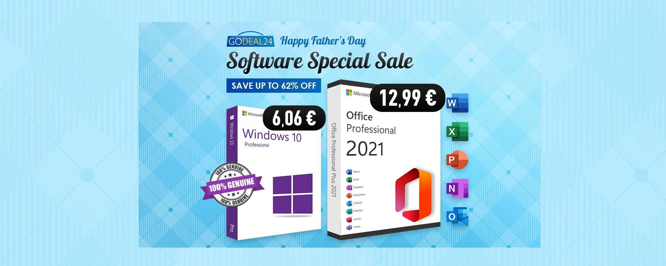 Office 2021 a 12,99 euro e sconti fino al 62% su Godeal24