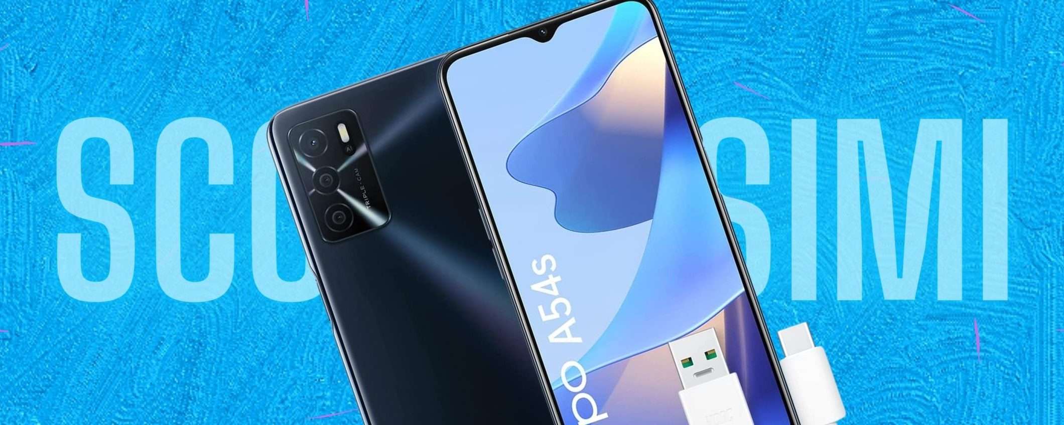 OPPO A54s, lo smartphone perfetto per CHIUNQUE (anche a rate)