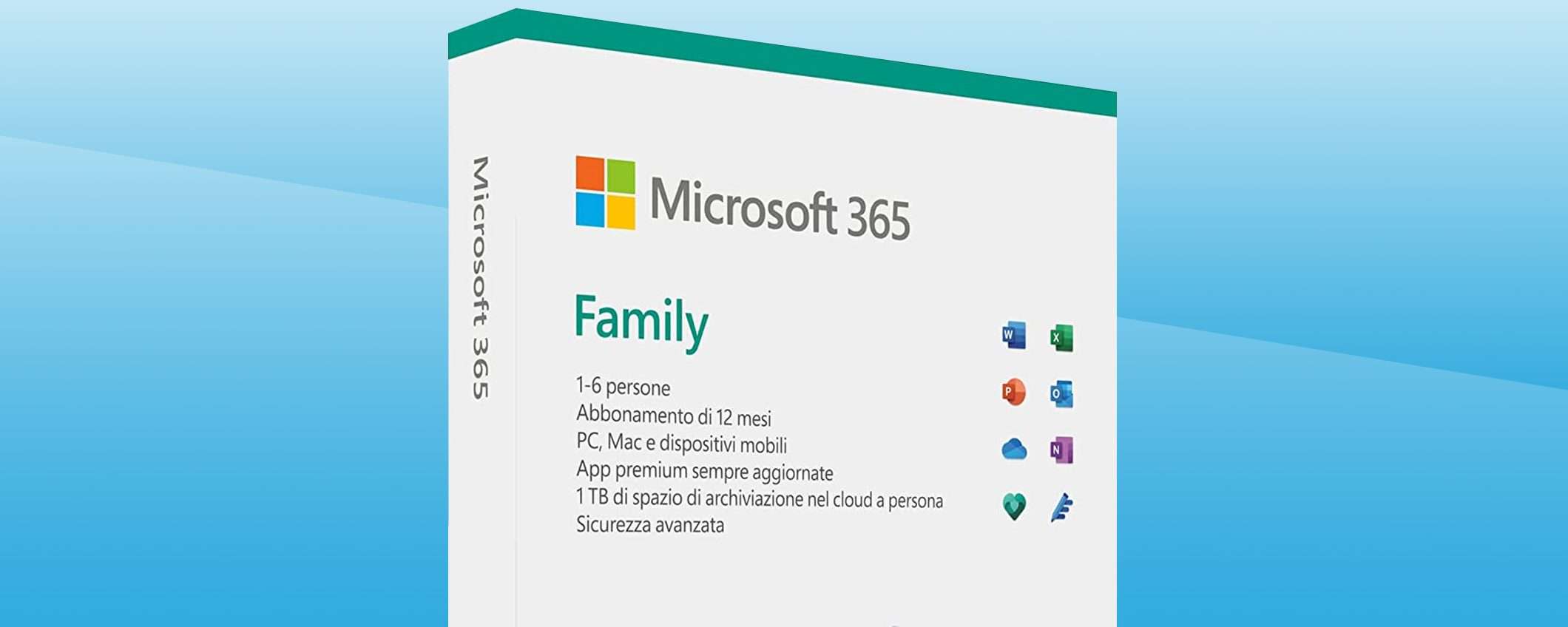 Black Friday: Microsoft 365 Family a metà prezzo