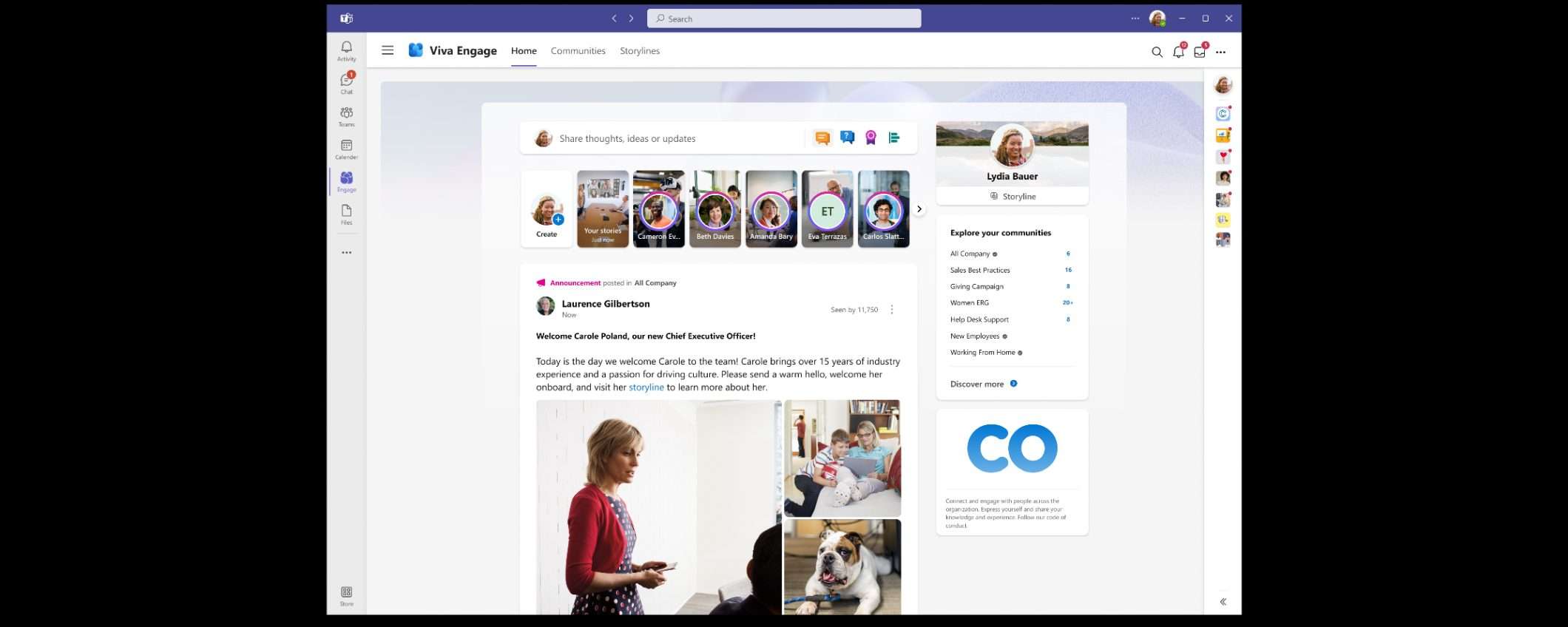 Microsoft Viva Engage: social network in Teams