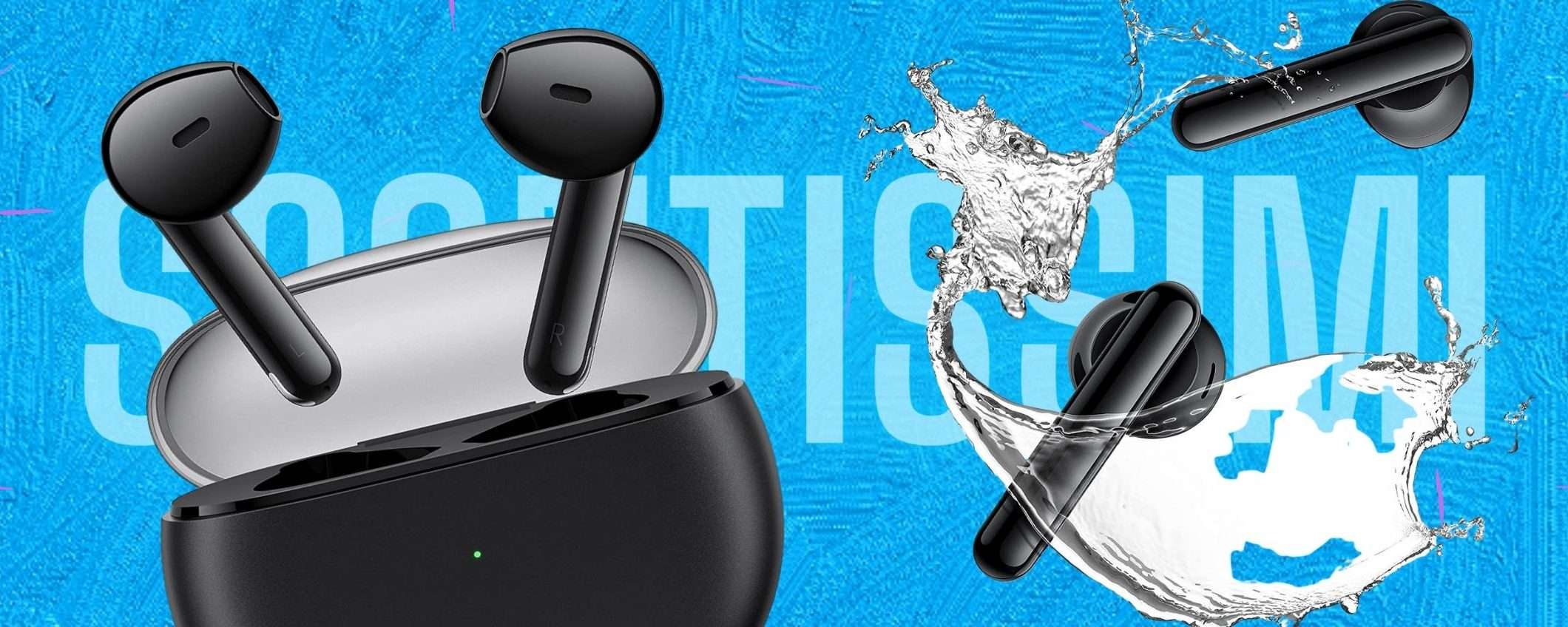 Suonano una BOMBA le OPPO Enco Air W32 scontate del 40%