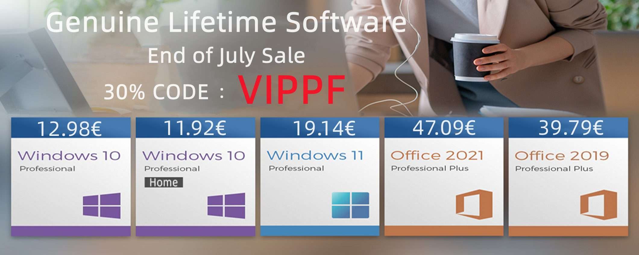 Licenza Windows 10 per soli 12€, Office 22€: sconti di fine luglio