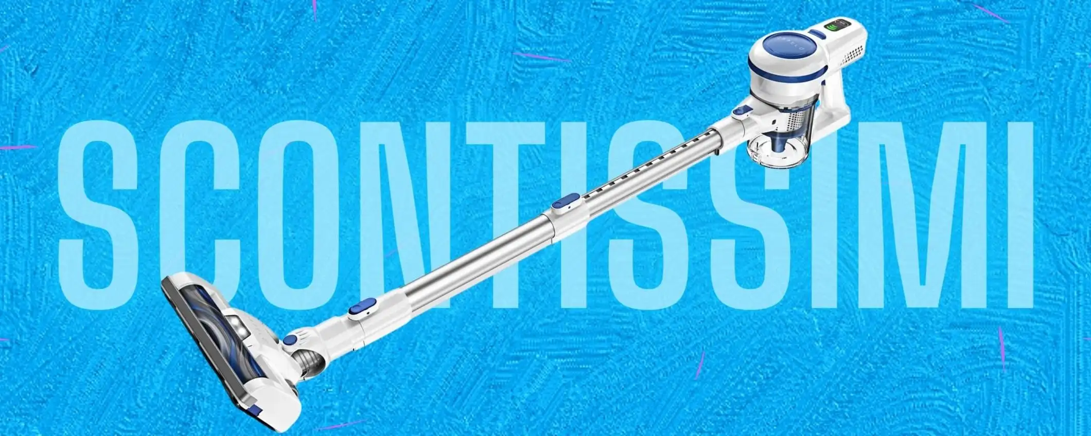 Aspirapolvere senza fili: una passata e via, BOMBA su Amazon