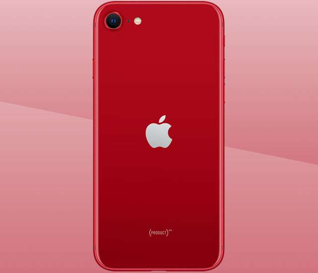iPhone SE nella colorazione PRODUCT(RED)