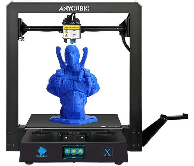 Anycubic Mega X, stampante 3D con struttura in metallo