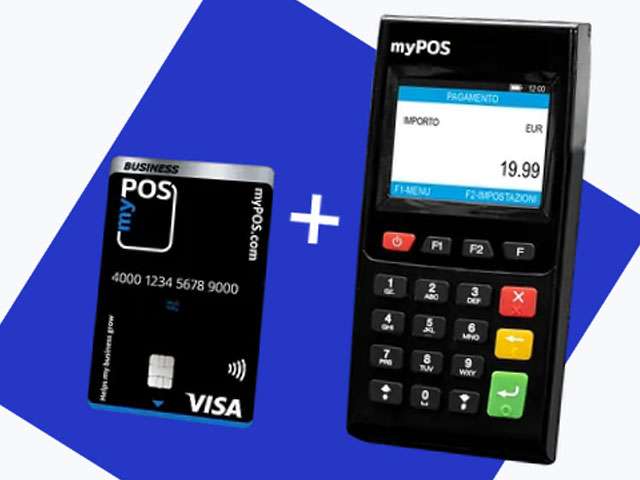 myPOS Go, il terminale per i pagamenti e la carta Visa Business