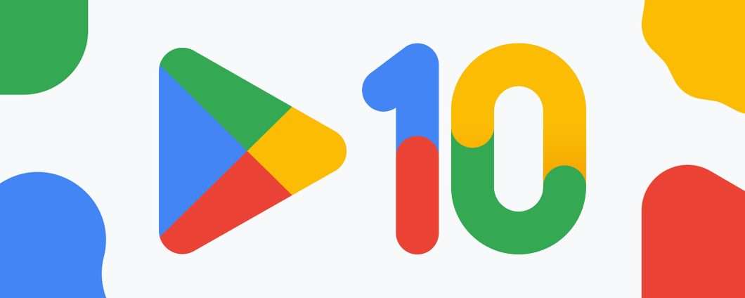 Un nuovo logo per i 10 anni di Google Play Store