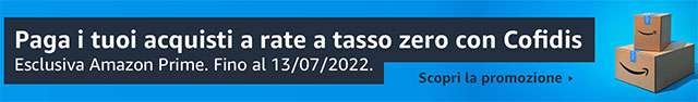 Grazie a Cofidis è possibile pagare a rate e a tasso zero gli acquisti del Prime Day di Amazon