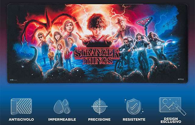 Il tappetino XXL per il mouse di Stranger Things