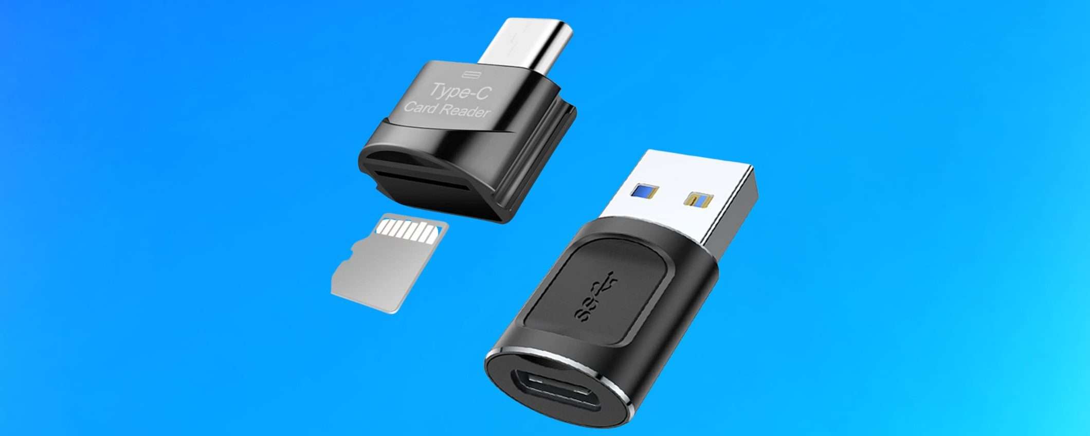 Il lettore microSD più piccolo che c'è? Ti costa solo 5 euro