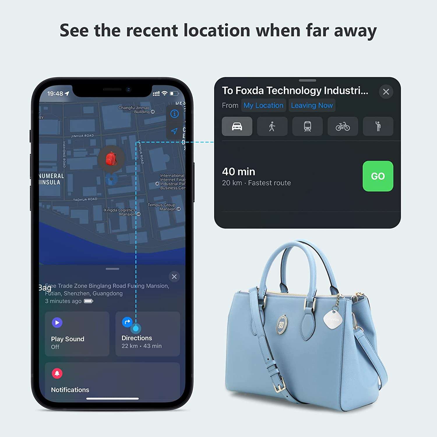 Localizzatore bluetooth smartphone