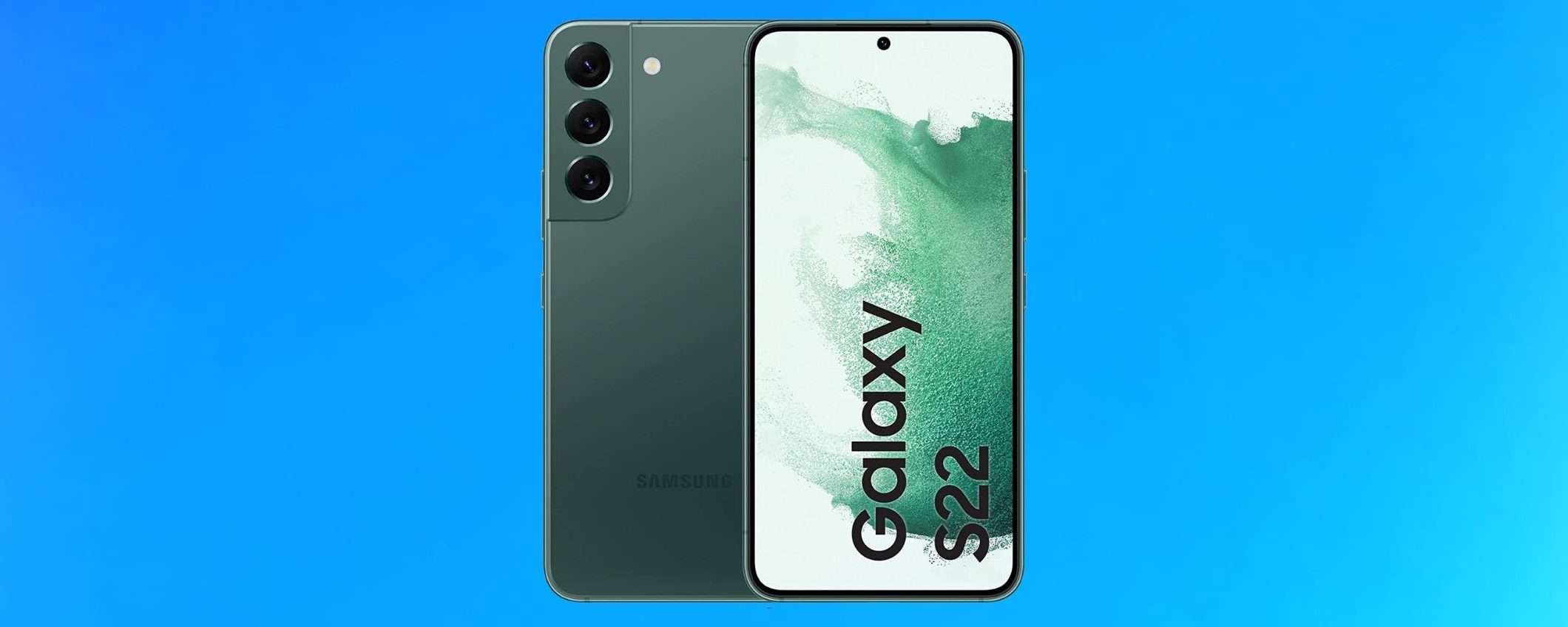 Samsung Galaxy S22 256GB: offerta mai vista prima su Amazon