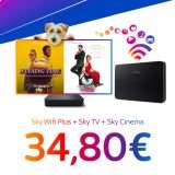 Special Week: Sky Wifi + TV + Cinema a soli 34,80€