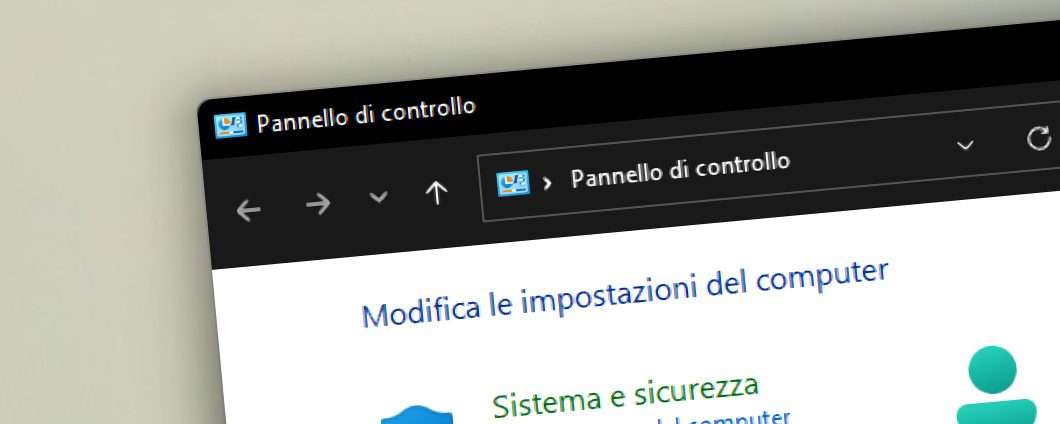 Windows 11: il vecchio Pannello di Controllo rimarrà