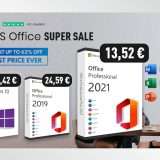 Super saldi Godeal24: Windows a 6,14€ e Office da 13,52€!