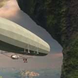 Uno Zeppelin in volo nel cielo dei ransomware