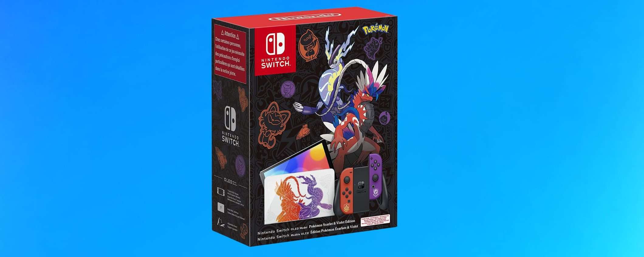 La splendida Switch OLED Scarlatto e Violetto in preordine su Amazon