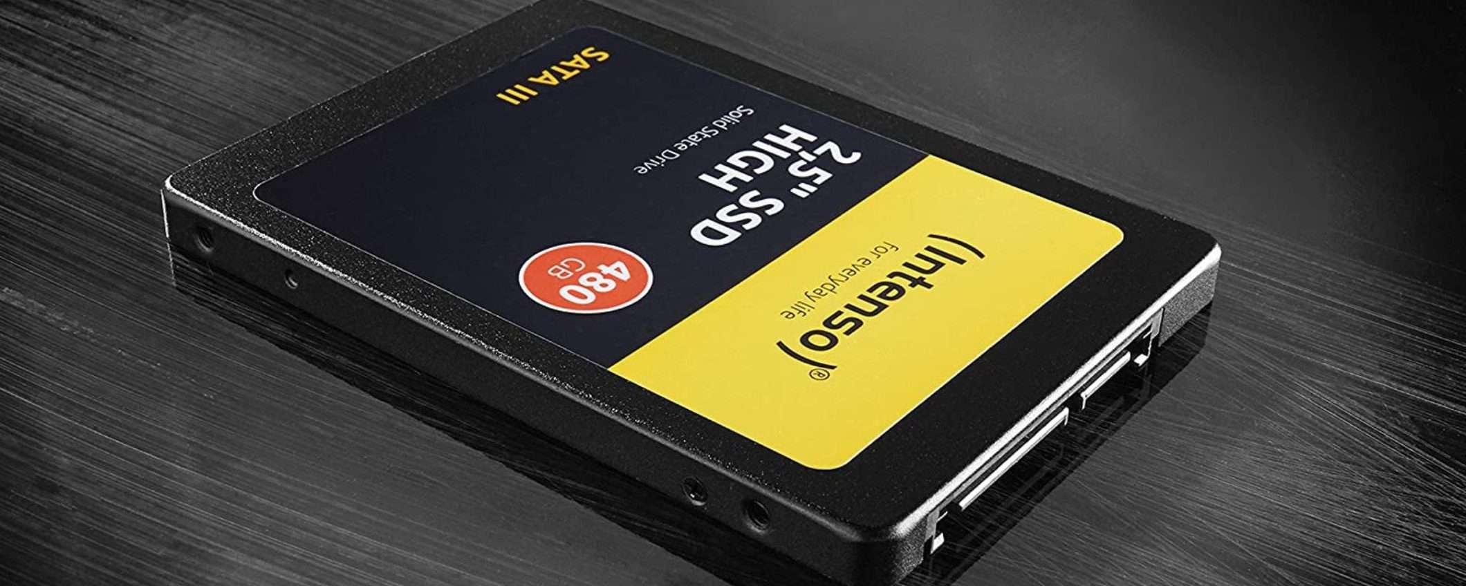 SSD interno SATA: più spazio a disposizione con soli 14€