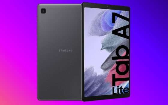 Samsung Galaxy Tab A7 Lite: sconto al TOP, lo paghi solo 118 euro