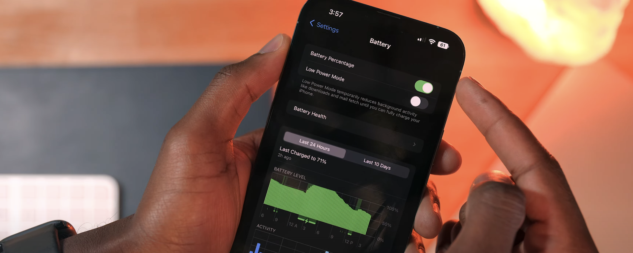 iOS 16: la percentuale della batteria solo su alcuni iPhone