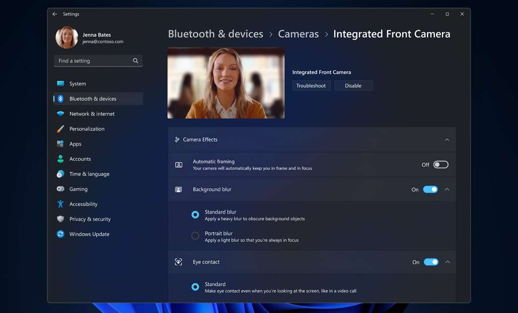 Windows 11 2022 Update, Studio Effects