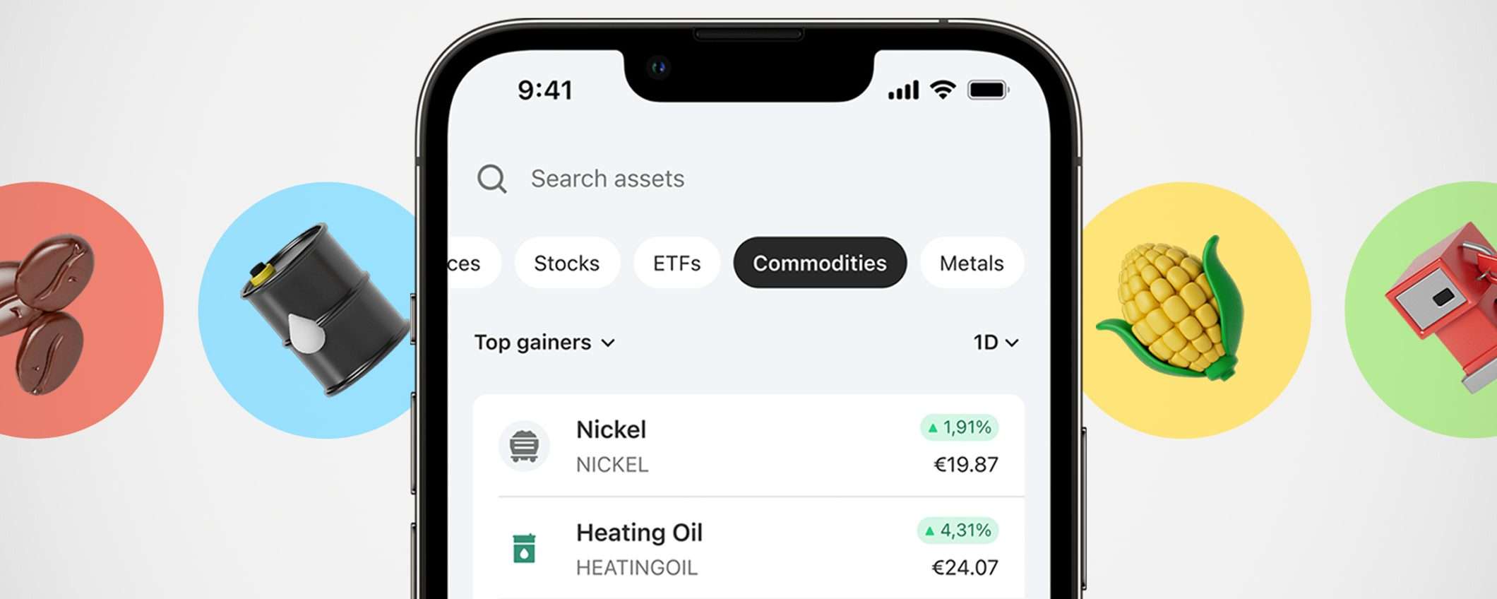 Bitpanda Commodities: investi nelle materie prime