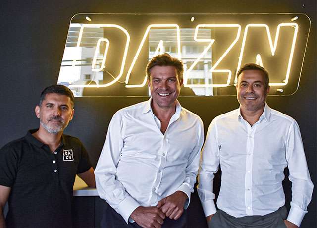 I dirigenti di DAZN ed ELEVEN Group