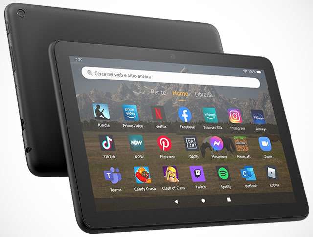Il nuovo tablet Fire HD 8 di Amazon